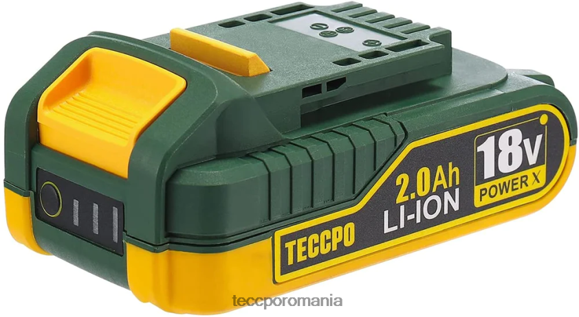 TECCPO Baterie reîncărcabilă litiu-ion 20/18v max 2.0ah pentru toate sculele electrice fără fir de 20/18v - zpk18hs2000 VF0BR66 accesorii