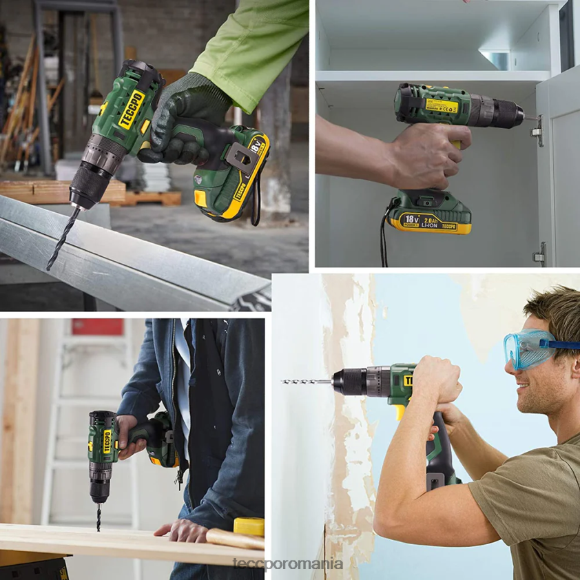 TECCPO Baterie reîncărcabilă litiu-ion 20/18v max 2.0ah pentru toate sculele electrice fără fir de 20/18v - zpk18hs2000 VF0BR66 accesorii