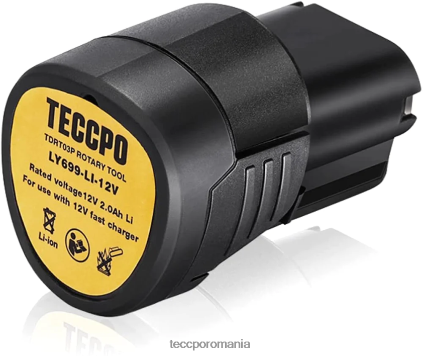 TECCPO pachet de baterii ly699-li (1 pachet) de 2,0 amperi pentru baterii litiu-ion de 12 V VF0BR40 accesorii