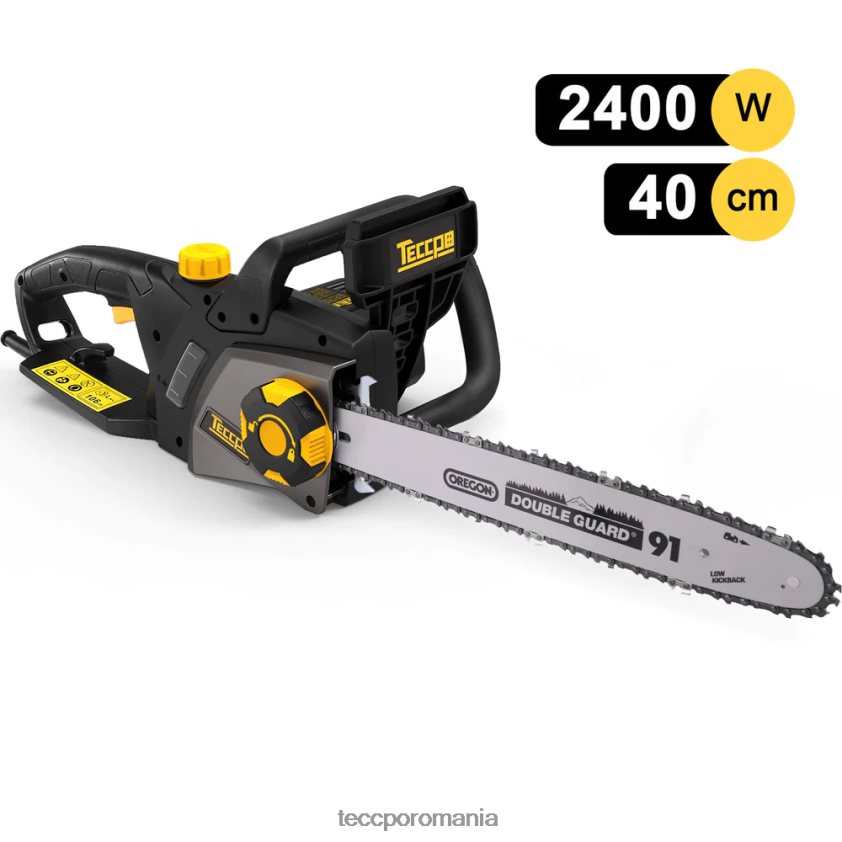 TECCPO Ferăstrău cu lanț de 2400 W VF0BR30 îngrijirea grădinii