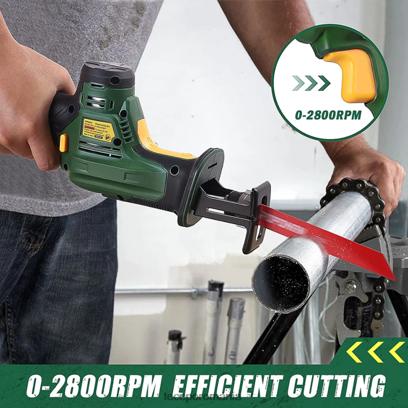 TECCPO Ferăstrău alternativ fără fir de 20 V VF0BR22 prelucrarea lemnului